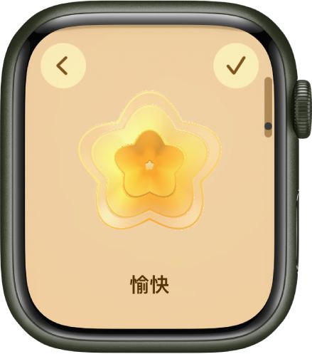 “正念” App 显示心理状态。