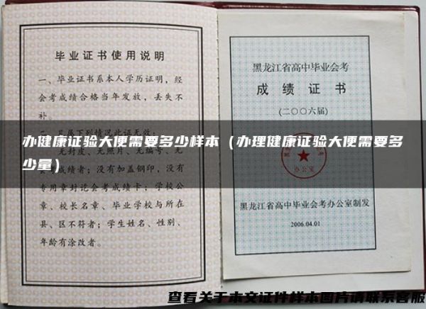 辦健康證驗(yàn)大便需要多少樣本（辦理健康證驗(yàn)大便需要多少量）