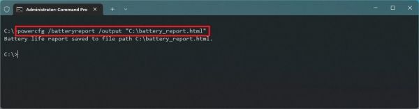 Win11筆記本電腦如何查看電池?fù)p耗和健康度？