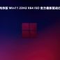 最新純凈版 Win11 23H2 X64 ISO 官方最新驅(qū)動(dòng)辦公版V2024