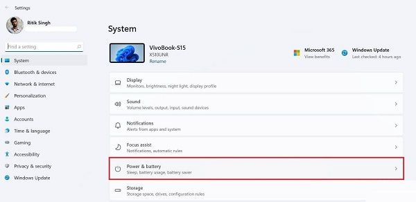 如何查看Win11電池情況？
