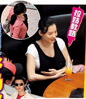 張柏芝發(fā)福不少，有人說她像面包超人