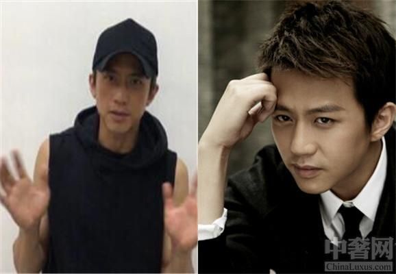 邓超最近变瘦了 在微博上晒以前照片