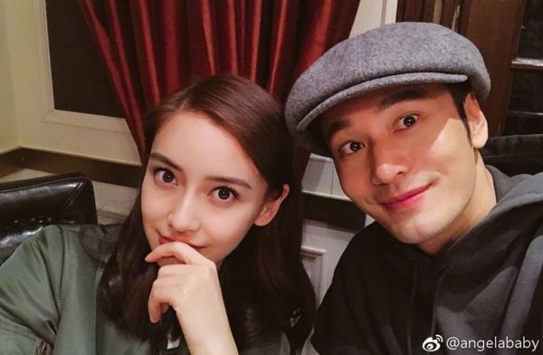 黄晓明与Angelababy最近婚变传闻不断。（图／翻摄自Angelababy微博）