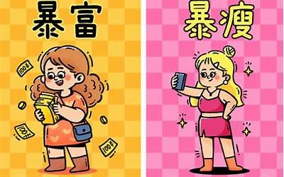 暴瘦暴富的文案（暴瘦暴富的文案短句）