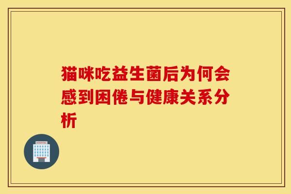 猫咪吃益生菌后为何会感到困倦与健康关系分析