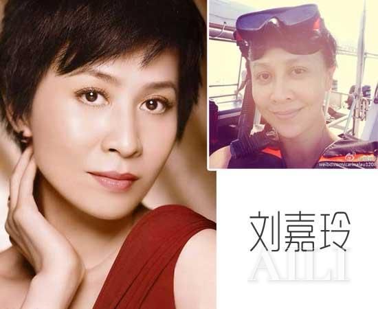 48歲劉嘉玲微博曬素顏 不老女神獨家護膚秘訣