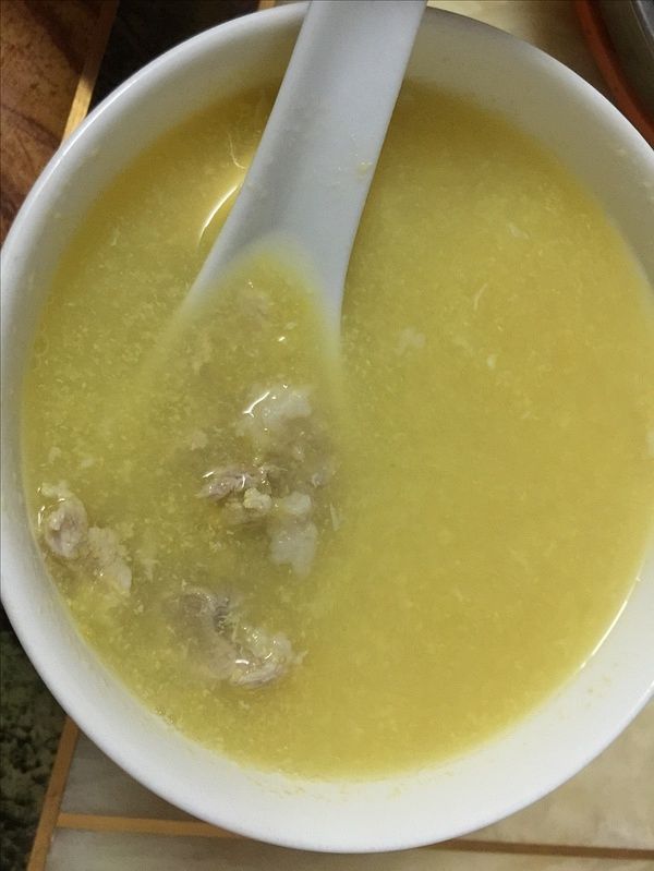 玉米羹瘦肉湯成品圖