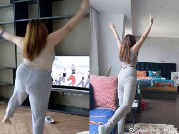 何超盈曾分享瘦身前后照片。（圖／翻攝自SabrinaHo何超盈微博）