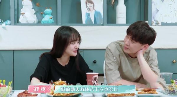 鄭爽自曝體重飆升至88斤，張恒直言：減肥期間只喝水