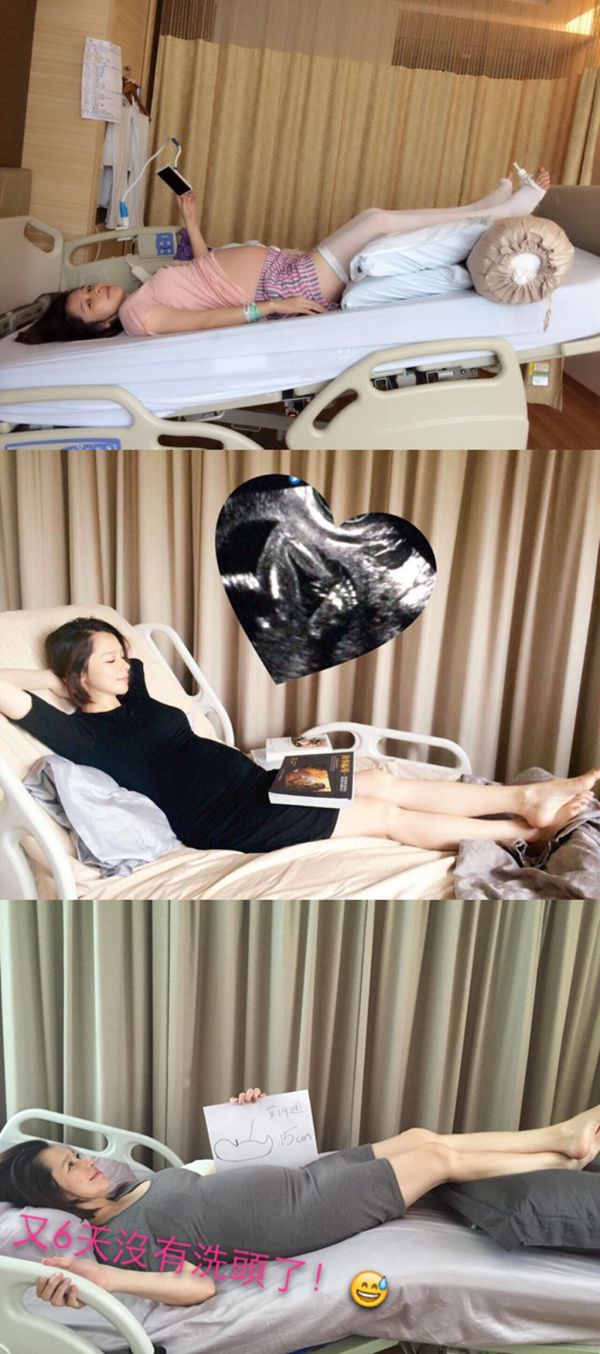 徐若瑄當年為了生子，臥床5個月。（圖／翻攝自徐若瑄 Vivian Hsu臉書）