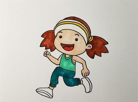 健康的简笔画 身体健康的简笔画