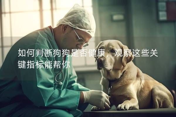 如何判断狗狗是否健康，观察这些关键指标能帮你