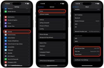 探索iPhone 15電池循環(huán)計數(shù)的方法