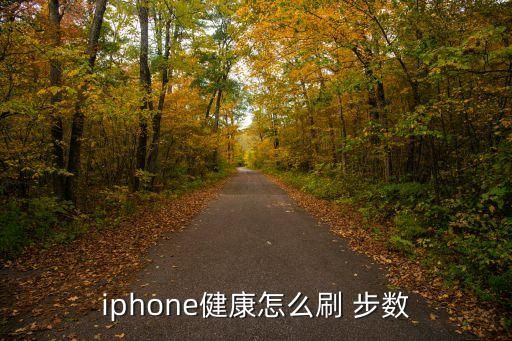 iphone健康怎么刷 步数