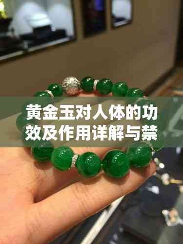黃金玉對人體的功效及作用詳解與禁忌