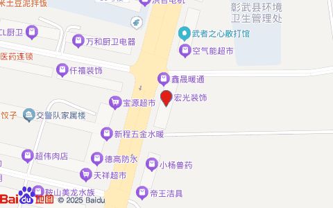 富亞健康漆(東環(huán)路店)位置示意圖