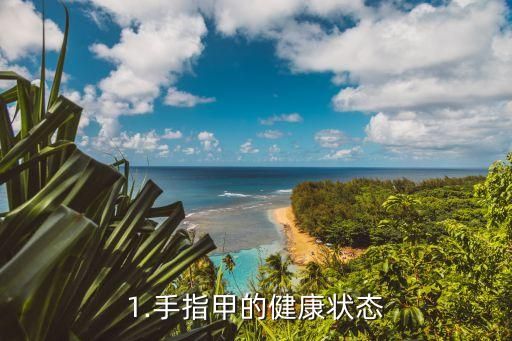 1.手指甲的健康狀態(tài)