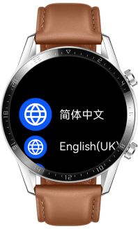 2. 选择手表语言