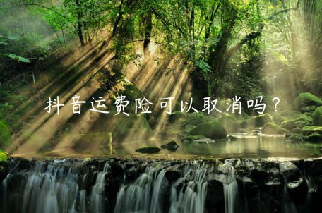 抖音運(yùn)費(fèi)險(xiǎn)可以取消嗎？