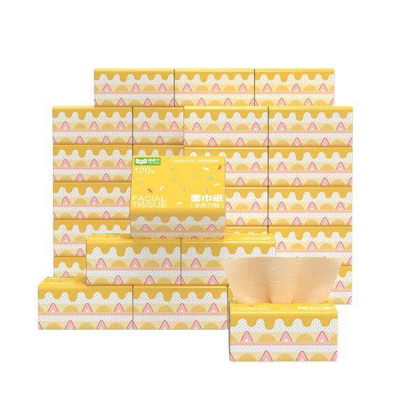 喵满分本色抽纸120抽*30包家庭装