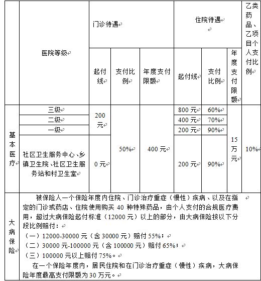 武汉医保报销比例是什么（附图）