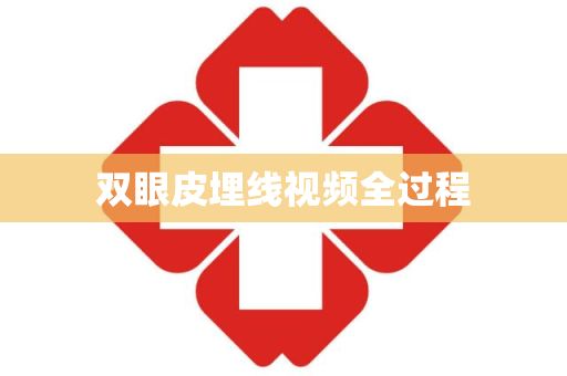 雙眼皮埋線視頻全過程