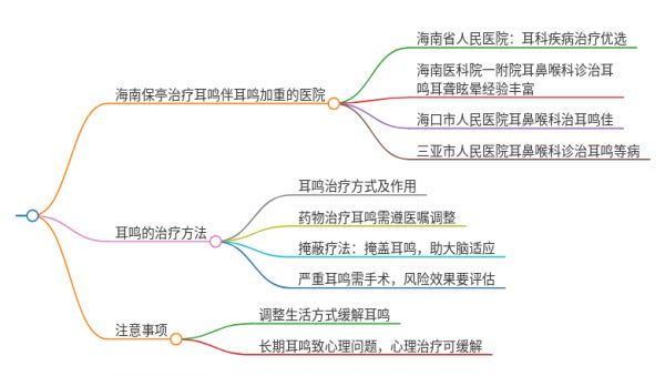 2025年海南保亭治疗耳鸣伴耳鸣加重的医院有哪些