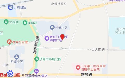 山東紅瑞健康產業(yè)有限公司(老東門中心)位置示意圖