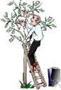 care - be in charge of, act on, or dispose of