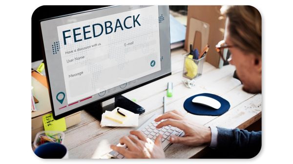 taking feedback after workplace wellbess workshop