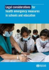 Legal considerations for health emergency measures in schools and education