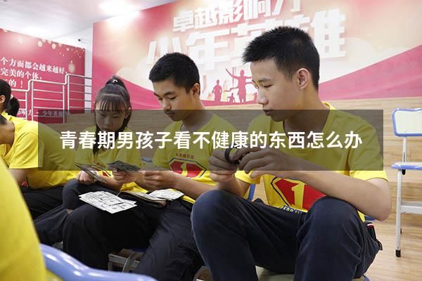 青春期男孩子看不健康的東西怎么辦