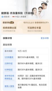 深入分析，支付宝上的健康福终身重疾险，凭什么入选蚂蚁保金选？值不值得买？