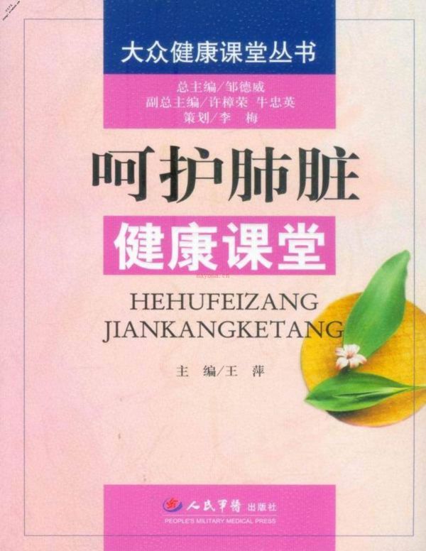 呵護(hù)肺臟健康課堂(大眾健康課堂叢書(shū))-王萍 PDF電子版下載