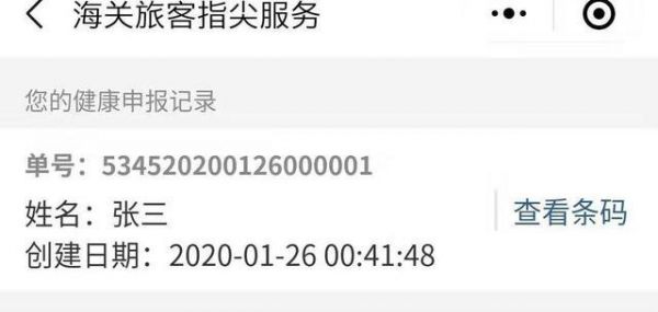 中国海关健康申报怎么填？