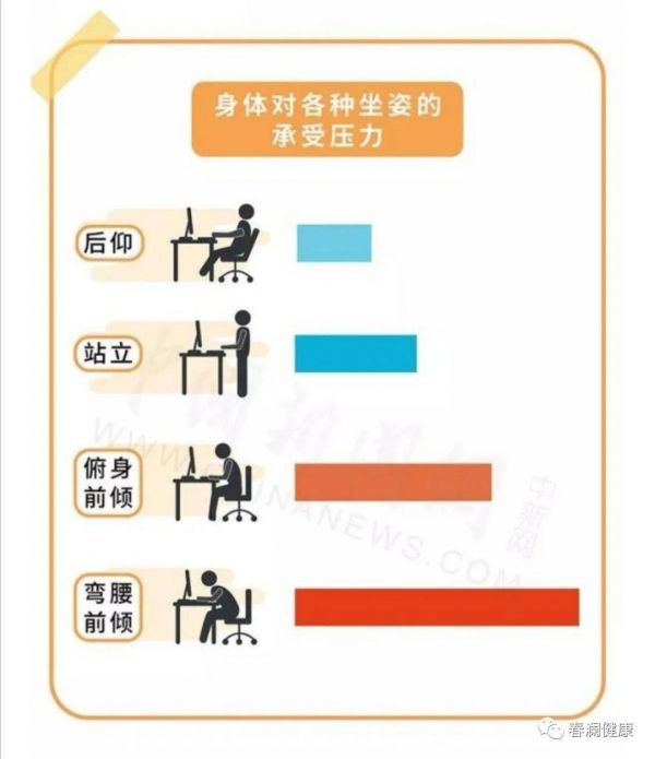 各種坐姿受力情況