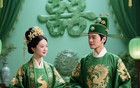网友利用AI生成三河婚礼现场，一眼望去全部都是绿色