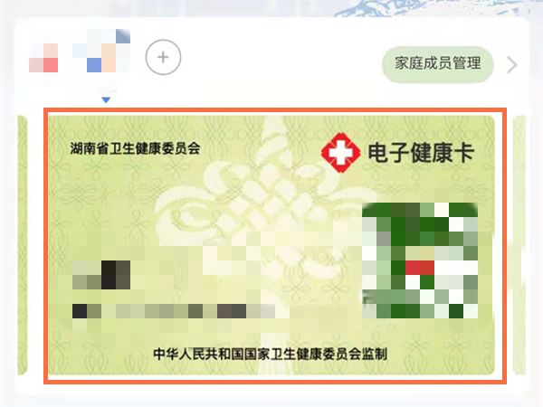 湖南健康码家庭成员在哪删