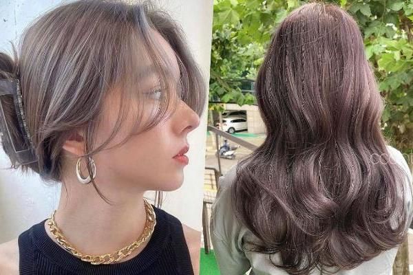 2022夏季流行發(fā)色就選霧灰奶茶色！超顯白、直發(fā)卷發(fā)都可以，一定要嘗試一下哦！