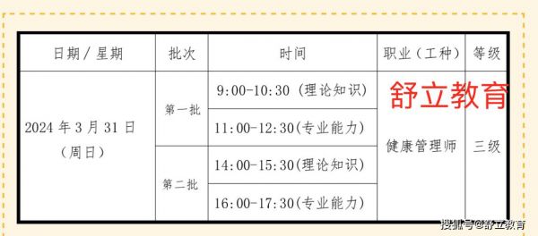 健康管理師資格證報(bào)考時(shí)間：如何把握好備考節(jié)奏