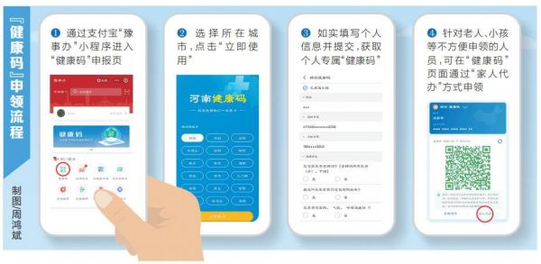 河南健康码领取流程