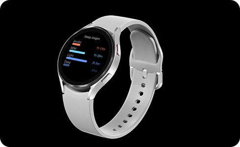 View of the Sleep monitoring feature on a Galaxy Watch.