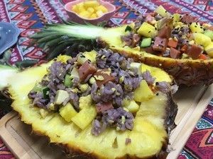 低脂健康凤梨炒饭的做法步骤 第8步