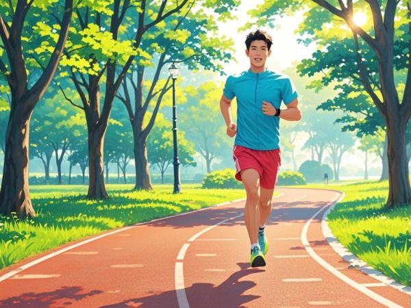 堅(jiān)持晨跑可增強(qiáng)心肺功能