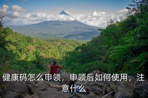 健康码怎么申领，申领后如何使用，注意什么