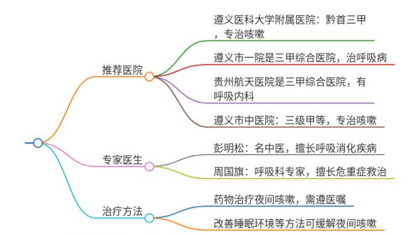 2025年貴州遵義治療夜間咳嗽的醫(yī)院有哪些