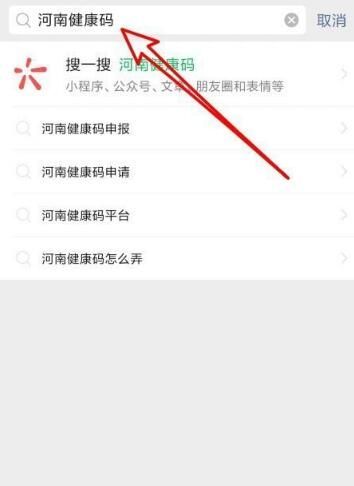 微信河南健康碼怎么申請(qǐng) 微信河南健康碼在哪里截圖