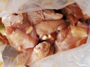 懶人健康無油版面包糠烤雞翅根的做法 步驟2