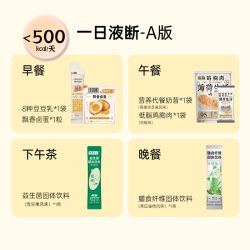 BOOHEE 薄荷健康 薄荷生活1日輕斷食液斷體驗(yàn)餐含豆乳咖啡便攜裝